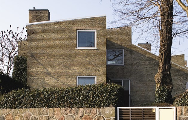Arne Jacobsens eget hus i  Klampenborg (Strandvejen 413)