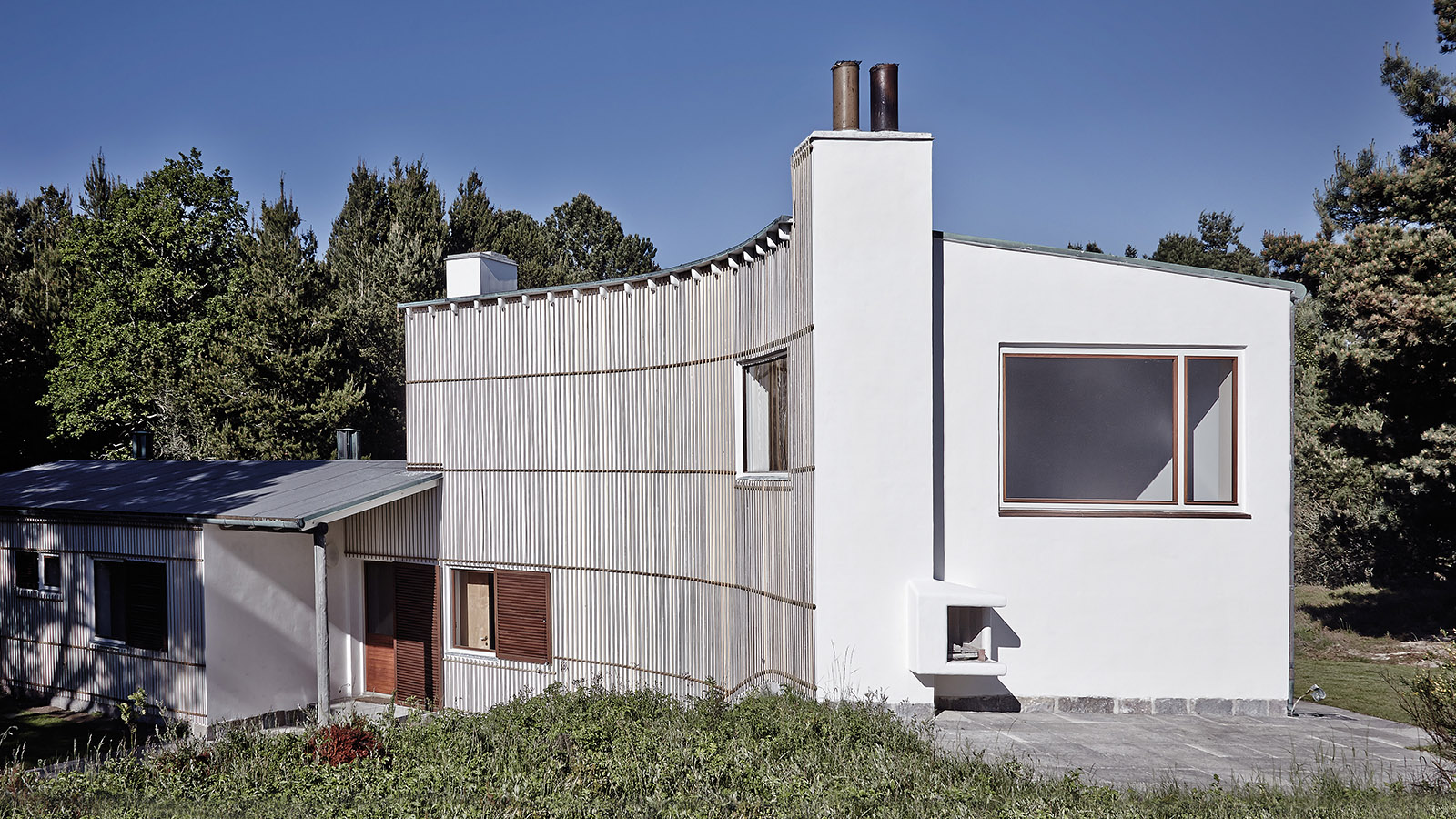 Arne Jacobsens sommerhus - her hentede han inspiration til former og farver 